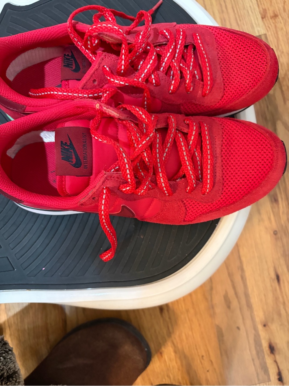 Nike womens Red Athletic Sneakers